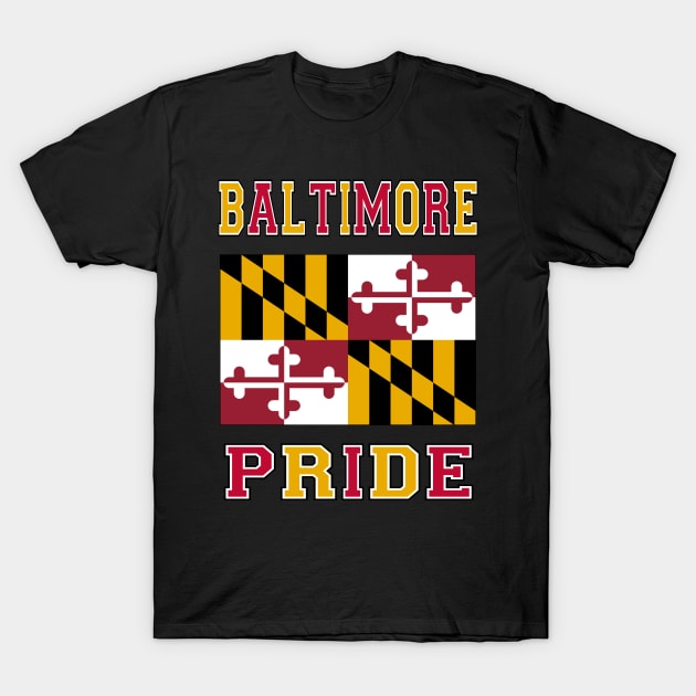 Baltimore Pride #3 T-Shirt by RockettGraph1cs